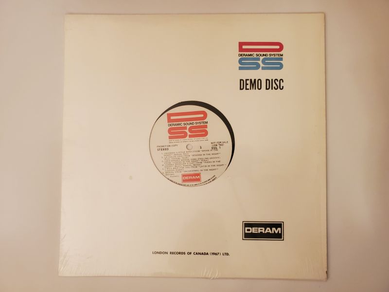 Various Artists Deramic Sound System Demo Disc vinyl record